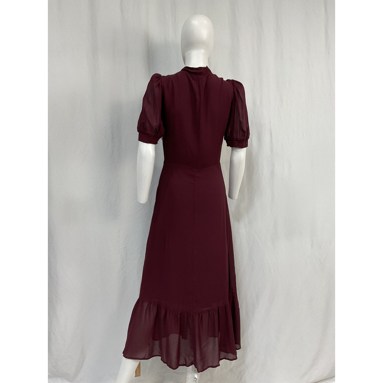 Reformation 'Reeds' Purple Viscose Dress Size 4