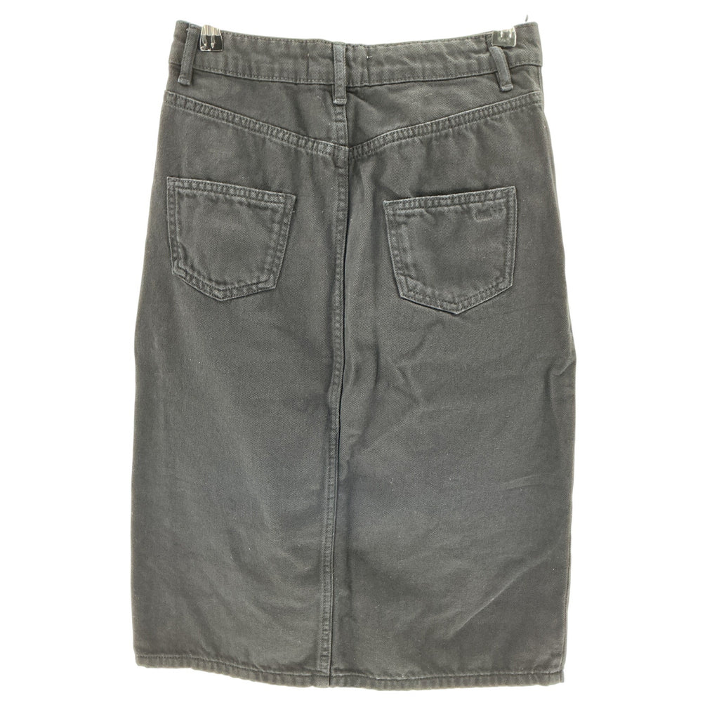 Ba&Sh 'Jude' Black Cotton Denim Pencil Skirt Size M