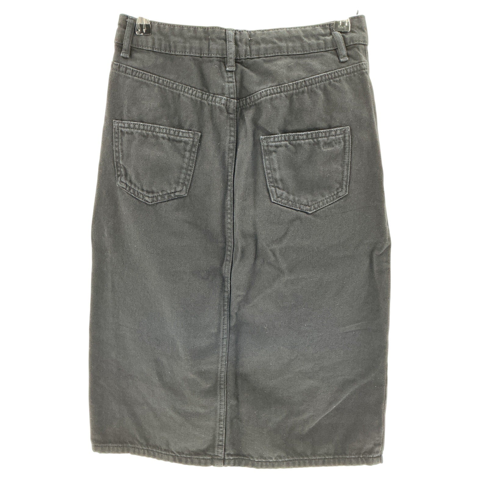 Ba&Sh 'Jude' Black Cotton Denim Pencil Skirt Size M