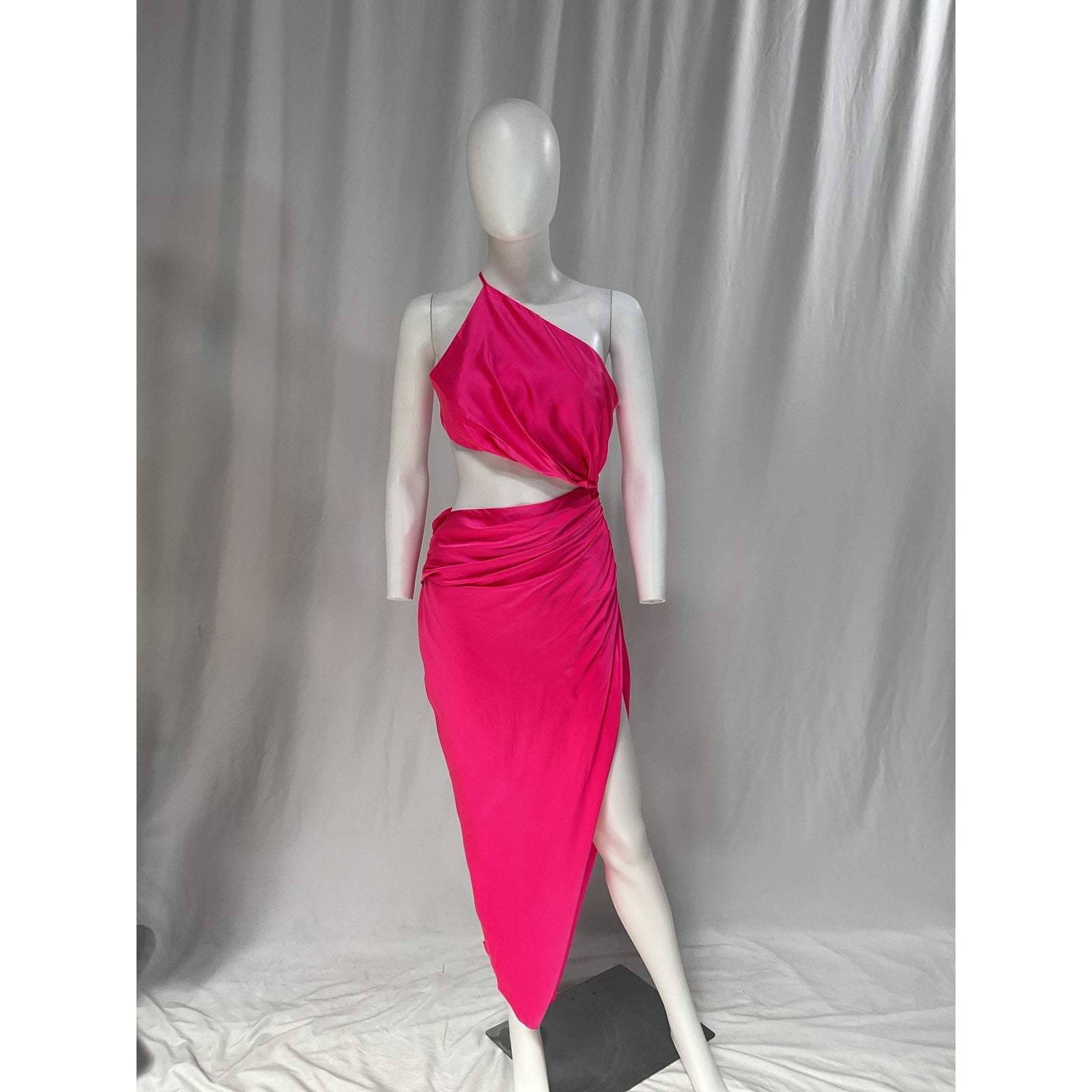 The Sei 'For Fwrd' Pink One Shoulder Cut Out Dress Size 4