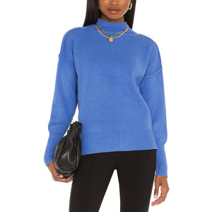 Line & Dot 'Hannah' Blue Rayon Blend Sweater Size S