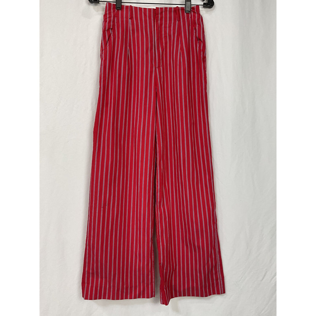 Line & Dot 'Claudine' Red Cotton Pants Size XS