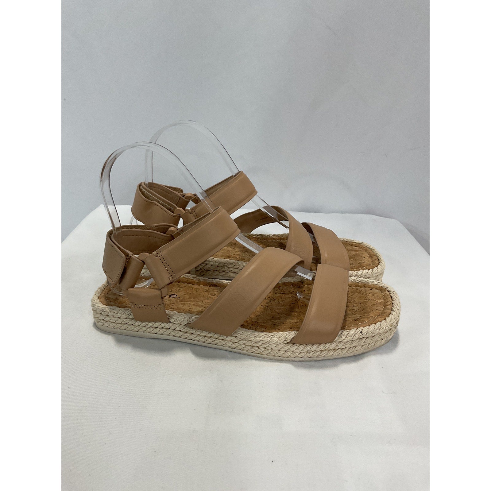 Vince Tan Suede Leather 'Elian' Sandal Size 7.5