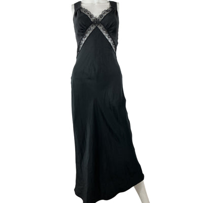 Reformation 'Provence' Black Silk Dress Size XS