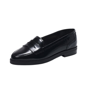 LoveShackFancy Polished Black Caroline Loafer Size S38