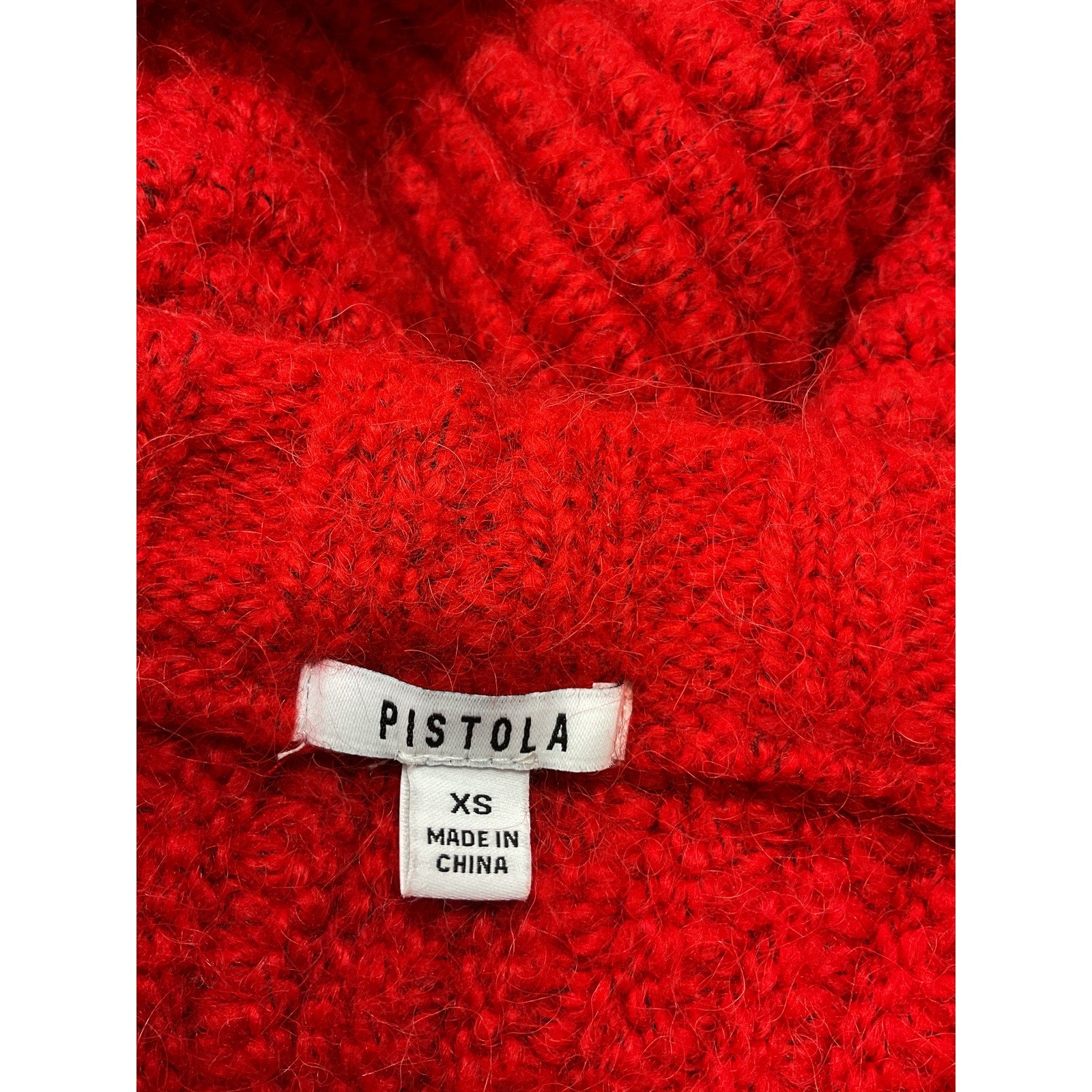 Pistola 'Adina' Red Acrylic Sweater Size XS