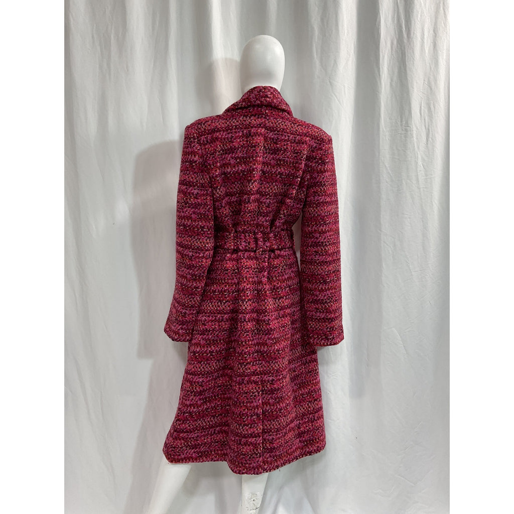Hutch 'Kat' Pink Wrap Coat Size L - NWT