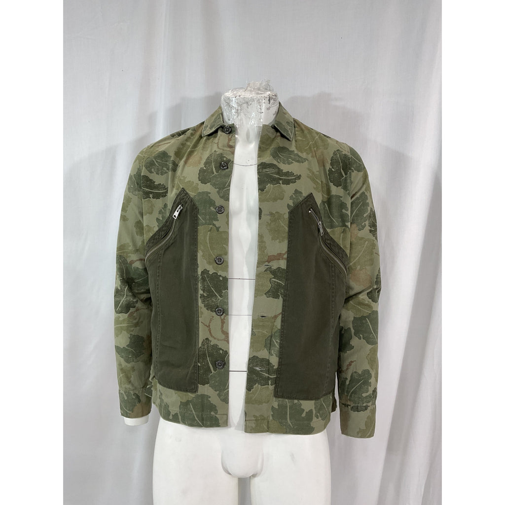 Allsaints 'Insignia' Green Camouflage Overshirt Size M - NWT