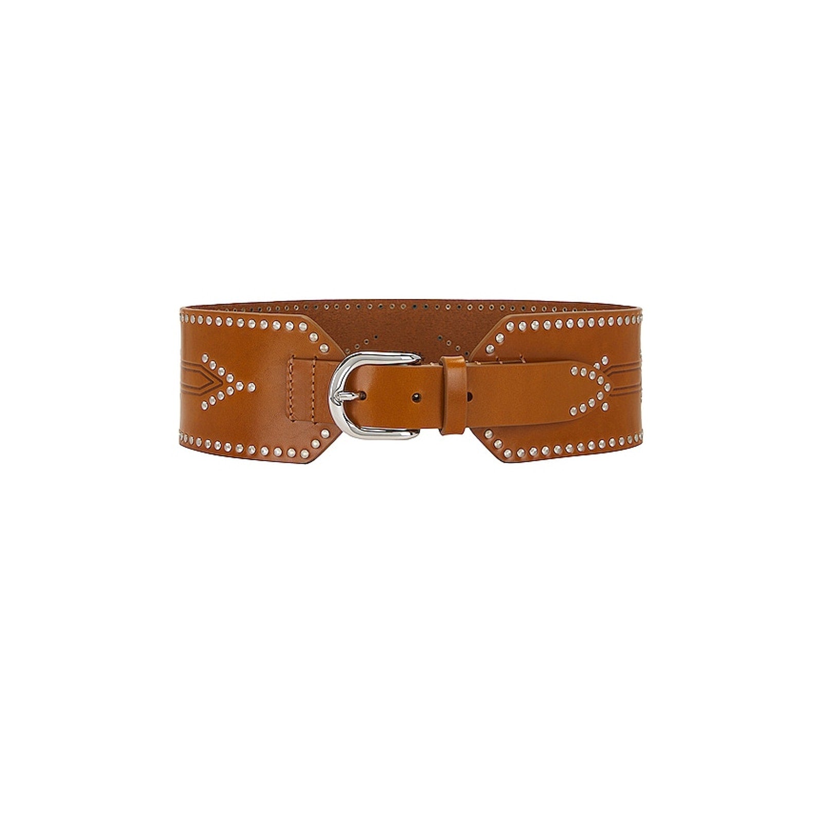 Isabel Marant 'Telma' Brown Leather Belt Size 70