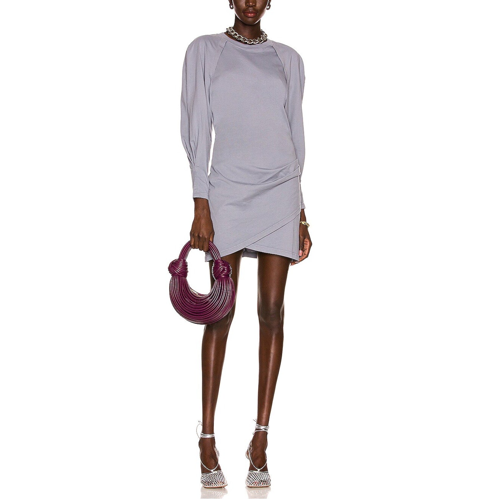 Iro 'Elona' Blue Dress Size M - NWT