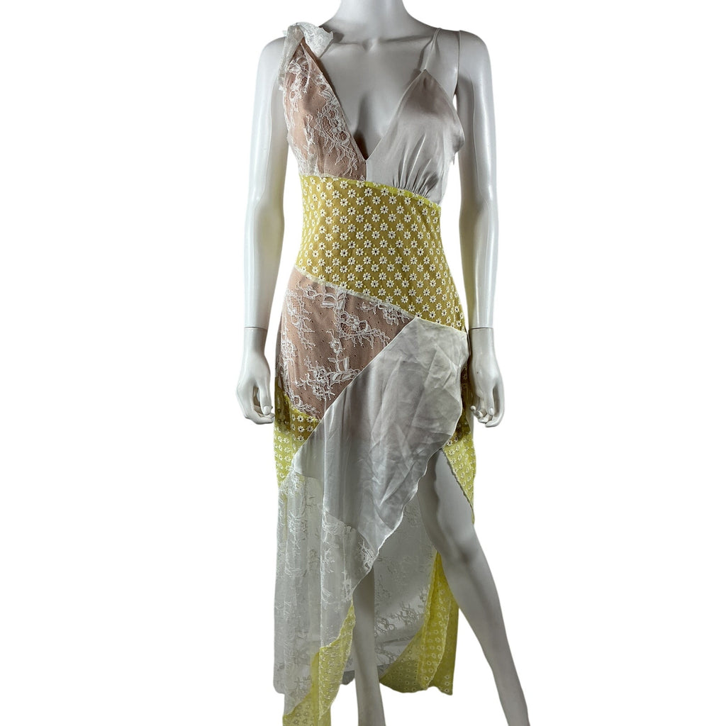 Majorelle 'Janis' White Nylon Maxi Dress Size S