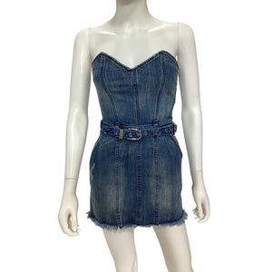 Retrofête Denim Blue Ashlyn Dress Size XS