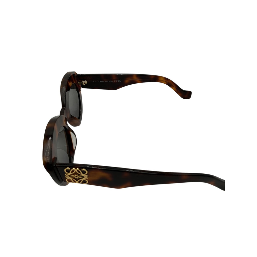 Loewe Eyewear Brown Cat-Eye Tortoiseshell Acetate Sunglasses Size OS