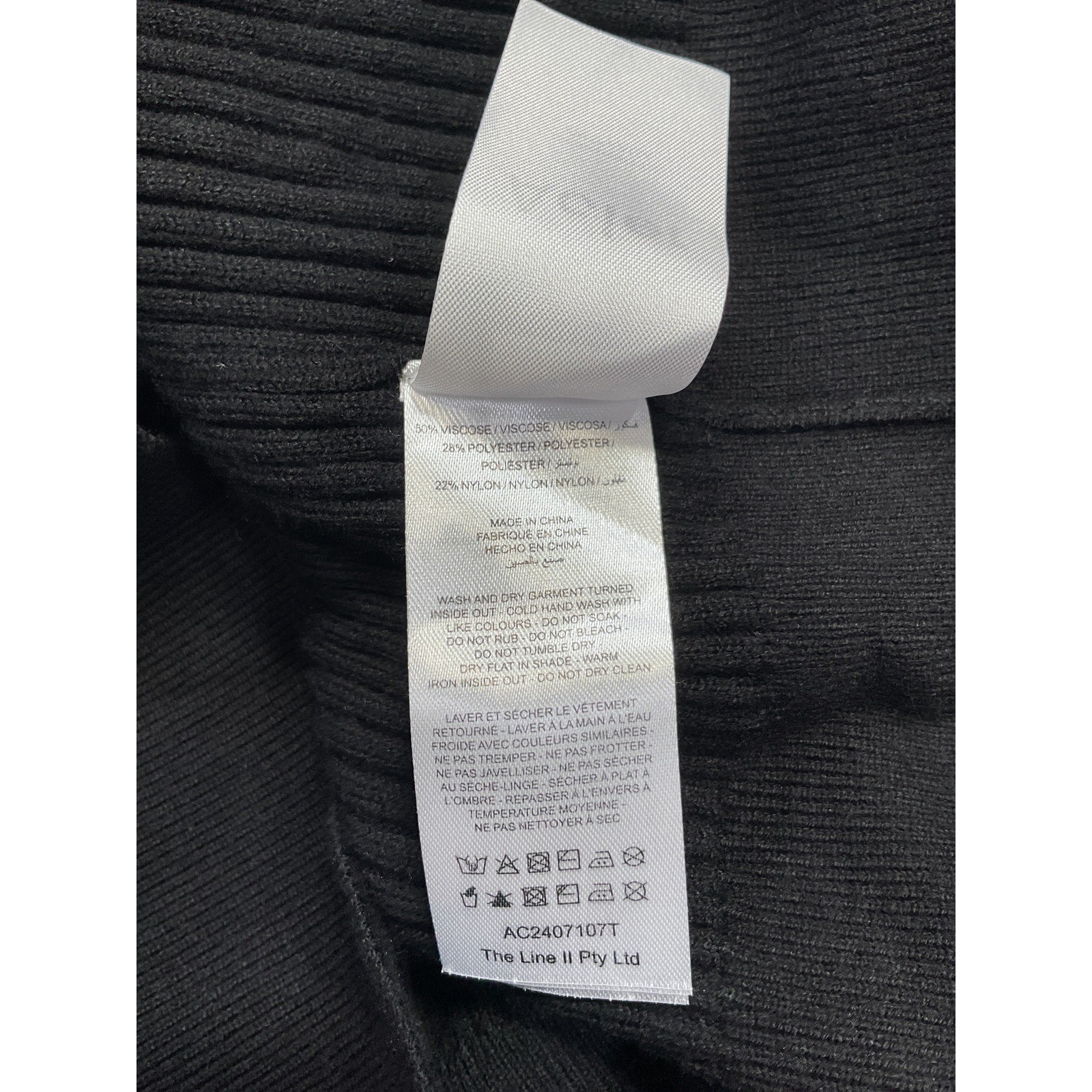 Acler 'Westerdale' Black Jumper Size 4
