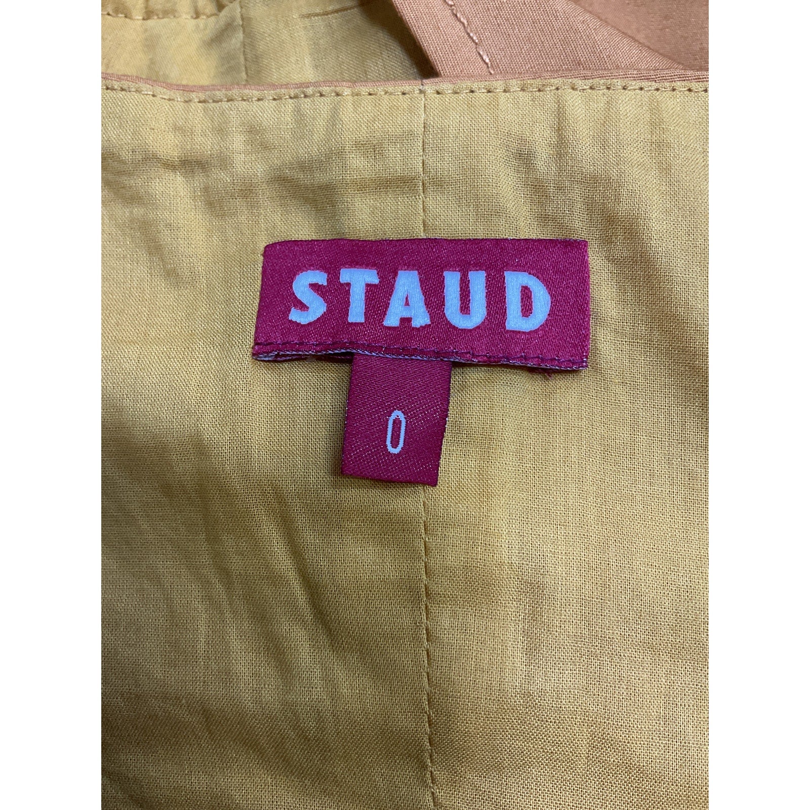 Staud 'Kai' Yellow Top Size 0