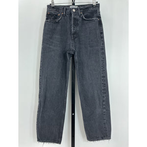 Agolde Vintage Black 90's Crop Denim Jeans Size 25