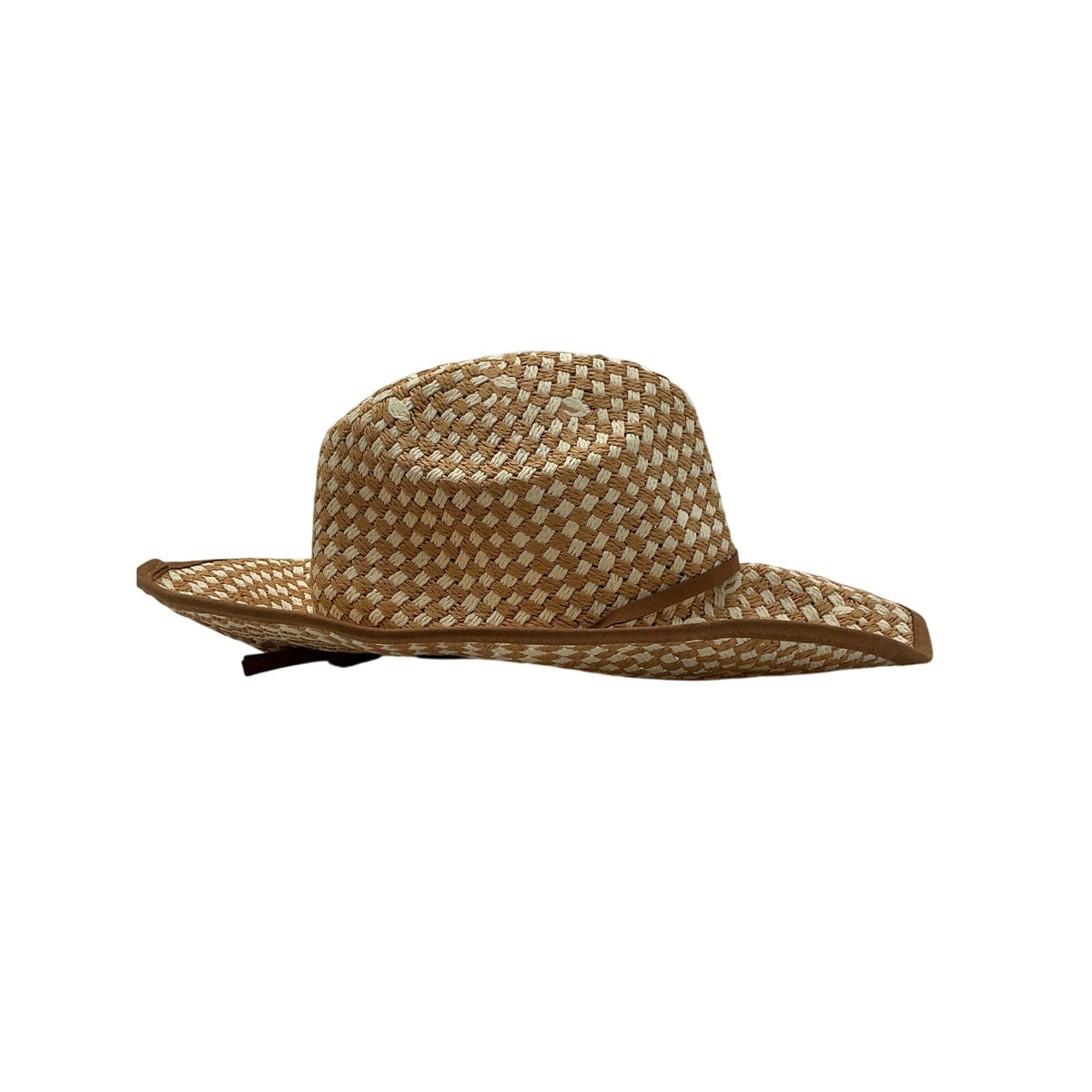 Lele Sadoughi Woven Multicolor Sun Hat