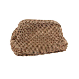 Loeffler Randall Embellished Tan Doreen Clutch Bag