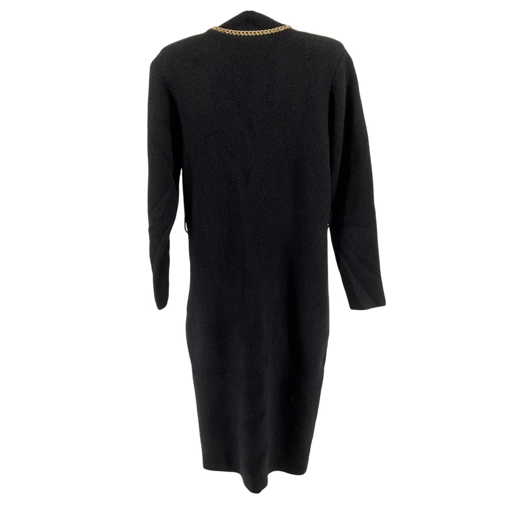 Retrofete 'Apollo' Black Nylon Cardigan Size S