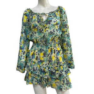 Loveshackfancy Floral Acai Berry Rayna Dress Size XS