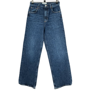 Agolde Wide Leg Blue Ren Denim Jeans Size 26