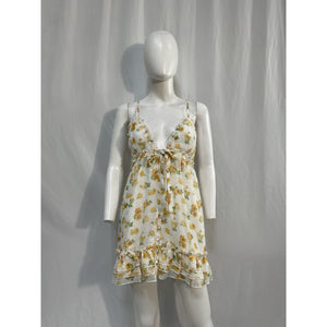 Majorelle 'Penny' Yellow Polyester Dress Size M