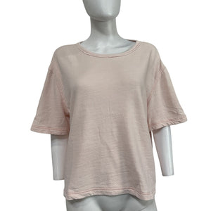Favorite Daughter Relaxed Pink After Work Crop Top Size XL