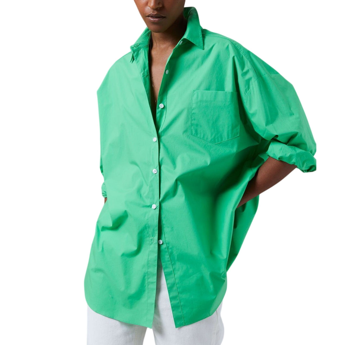 The Frankie Shop Oversized Green Melody Size M / L Shirt
