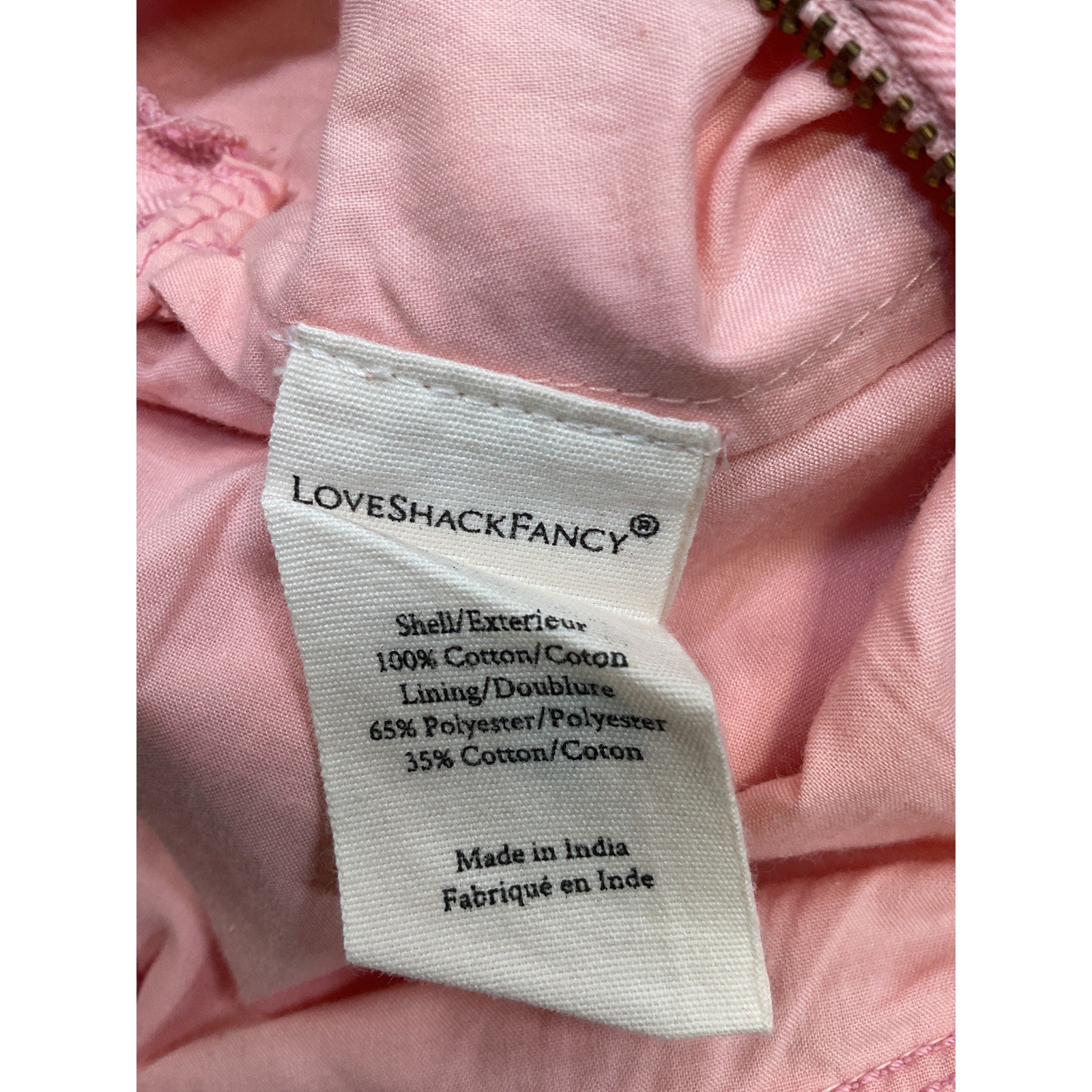 Loveshackfancy 'Pera' Pink Cotton Dress Size 6 - NWT