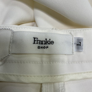 The Frankie Shop Tailored Cream Isla Trousers Size L
