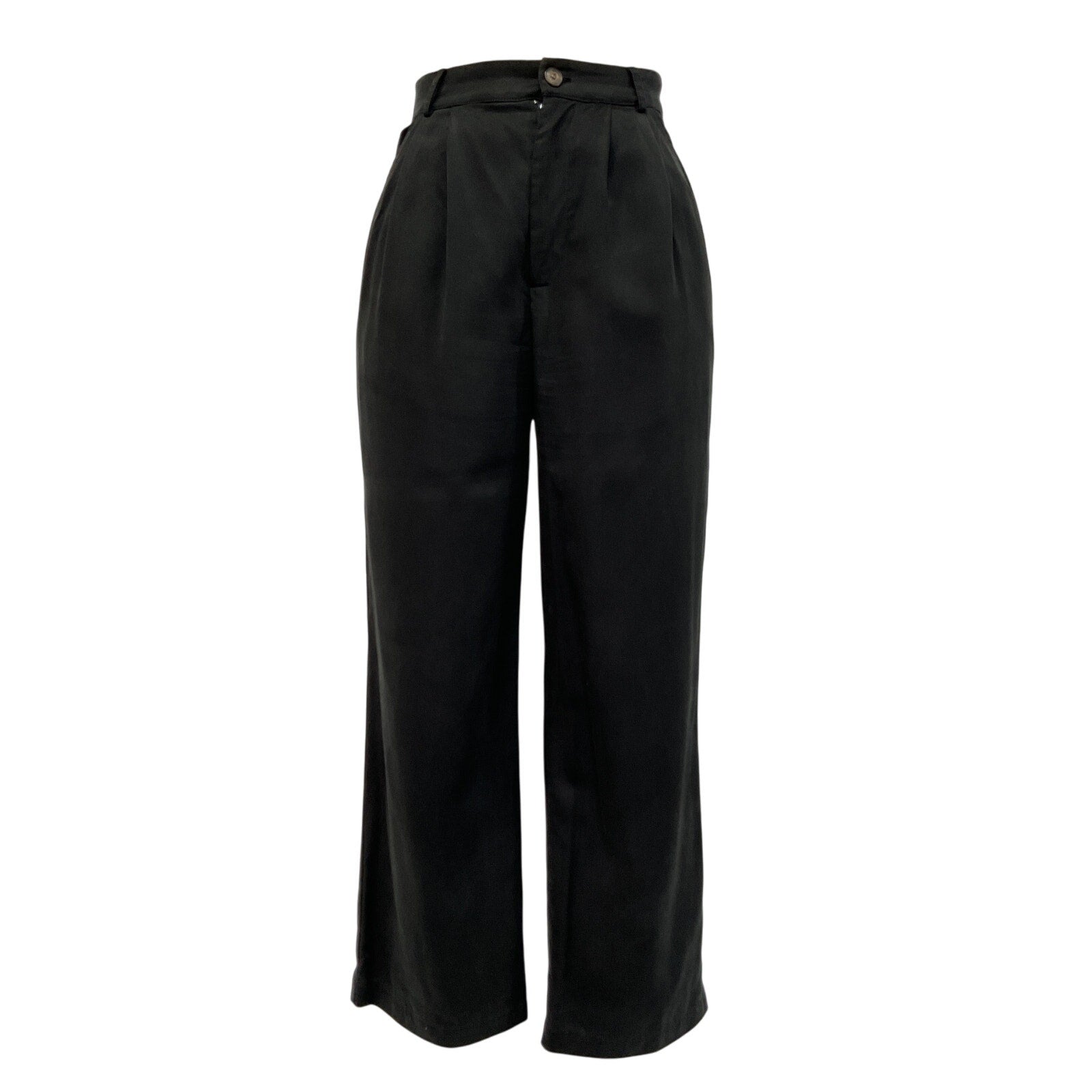 Reformation 'Petites' Black Tencel Lyocell Mason Pant Size 0 / P