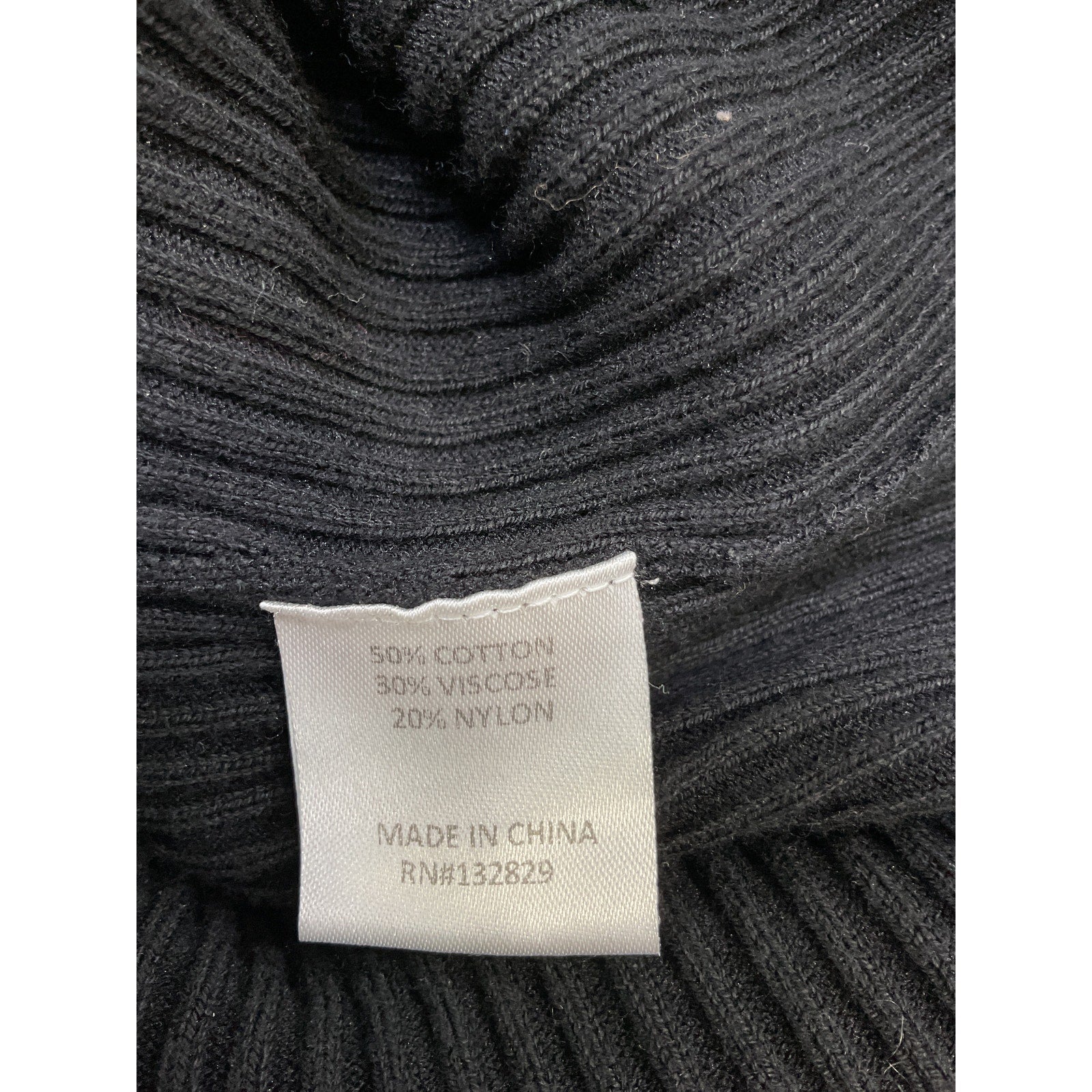 Majorelle 'Salone' Black Cotton Sweater Size XXS