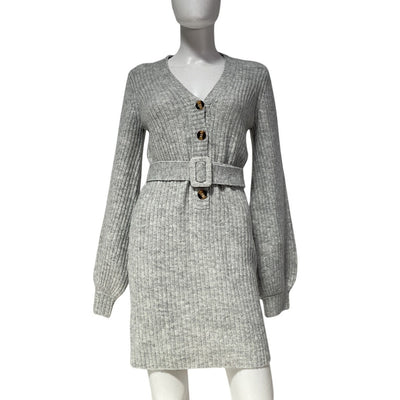 Tularosa Belted Gray Goji Dress Size M