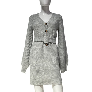 Tularosa Belted Gray Goji Dress Size M