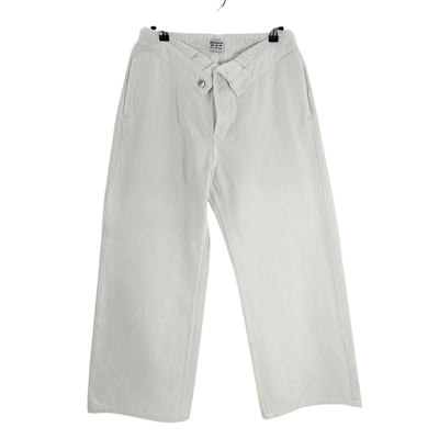 Eb Denim Wide Leg White Madison Denim Jeans Size 27