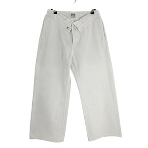 Eb Denim Wide Leg White Madison Denim Jeans Size 27