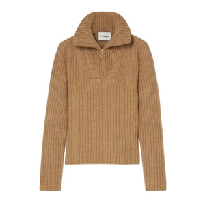 Nanushka Ribbed Brown Ryo Sweater Size XS