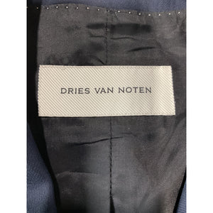 Dries Van Noten Tailored Navy Wool Blazer Size EU 34