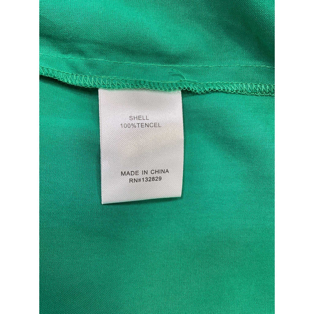 L'Academie 'The Lorriana' Green Tencel Mini Dress Size S - NWT