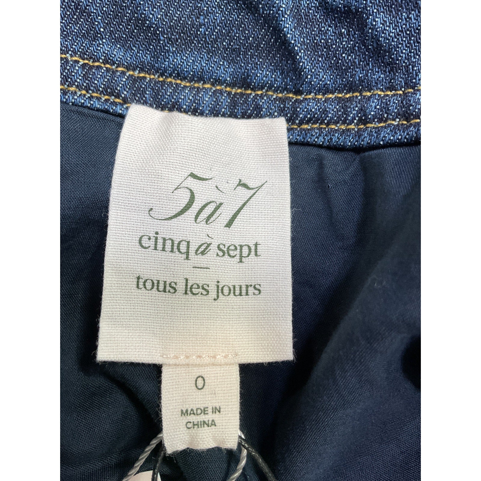 Cinq à Sept 'Steph' Blue Cotton Skirt Size 0 - NWT