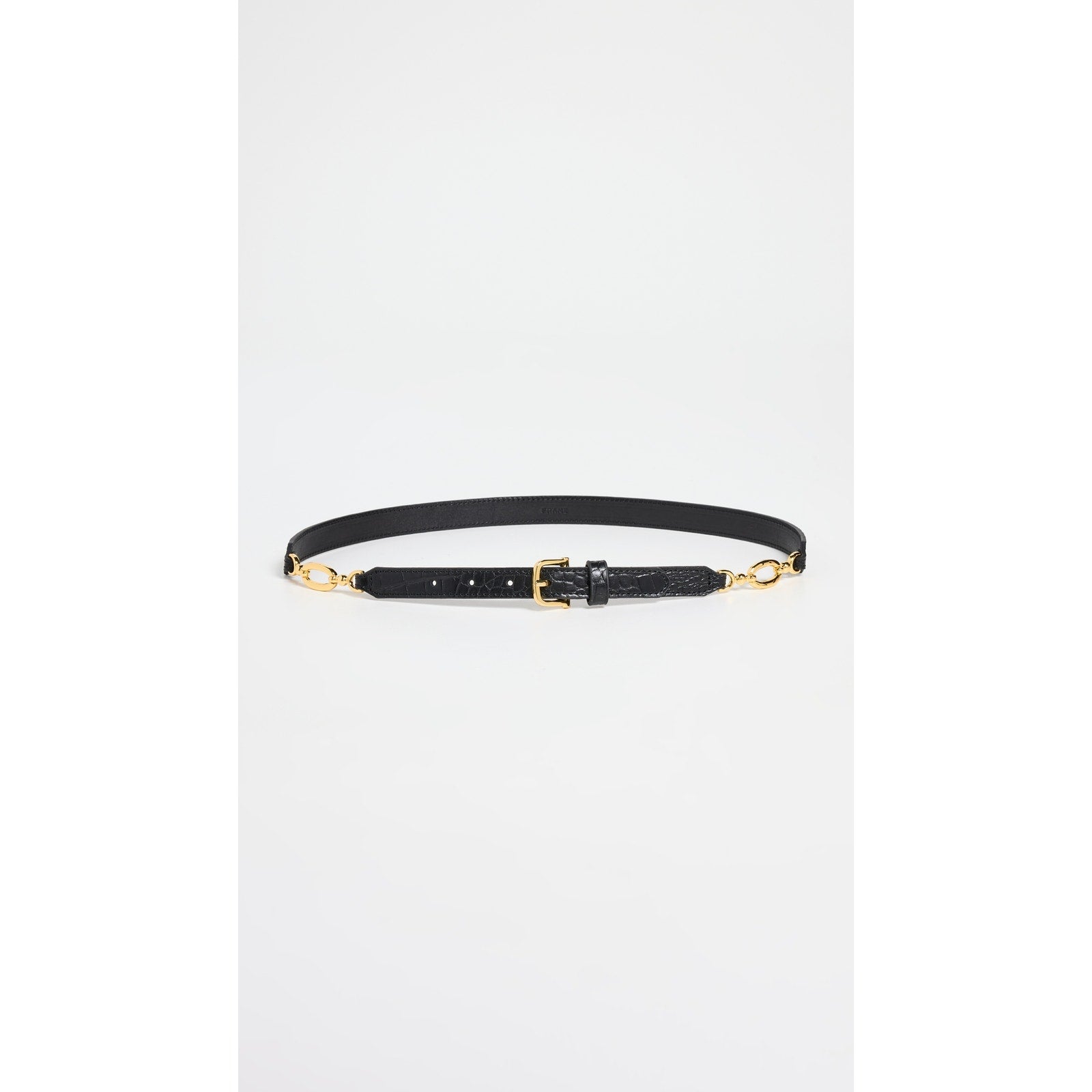 Frame Jewelry Black Detail Belt Size L / G