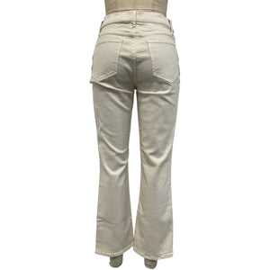 Hatch Classic Vanilla Straight Leg Maternity Denim Jeans Size 28