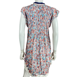 Poupette St Barth Floral Multicolor Sasha Minidress Size XS