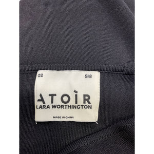 Atoir X 'Lara Worthington' Black Viscose Mini Dress Size S