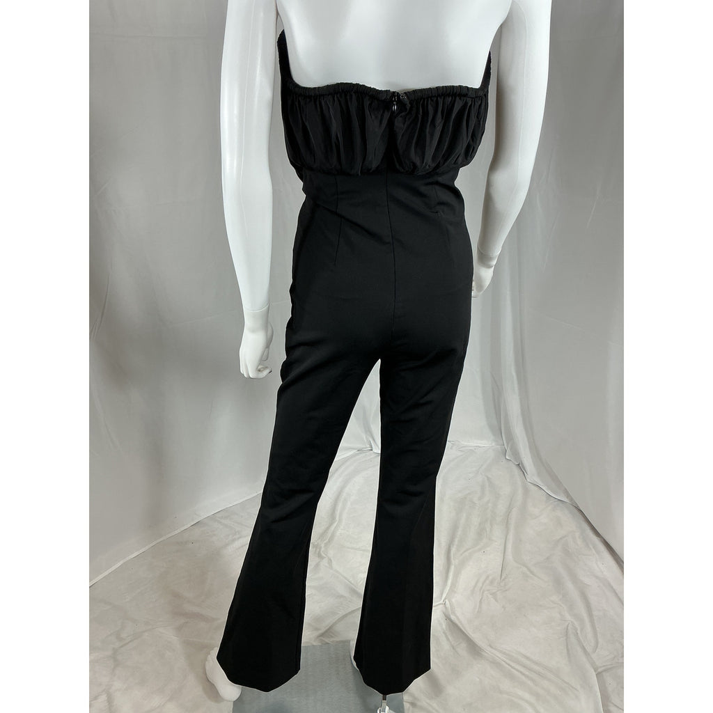 Et Ochs 'Gabriel' Black Viscose Plunge Corset Jumpsuit Size 2 - NWT