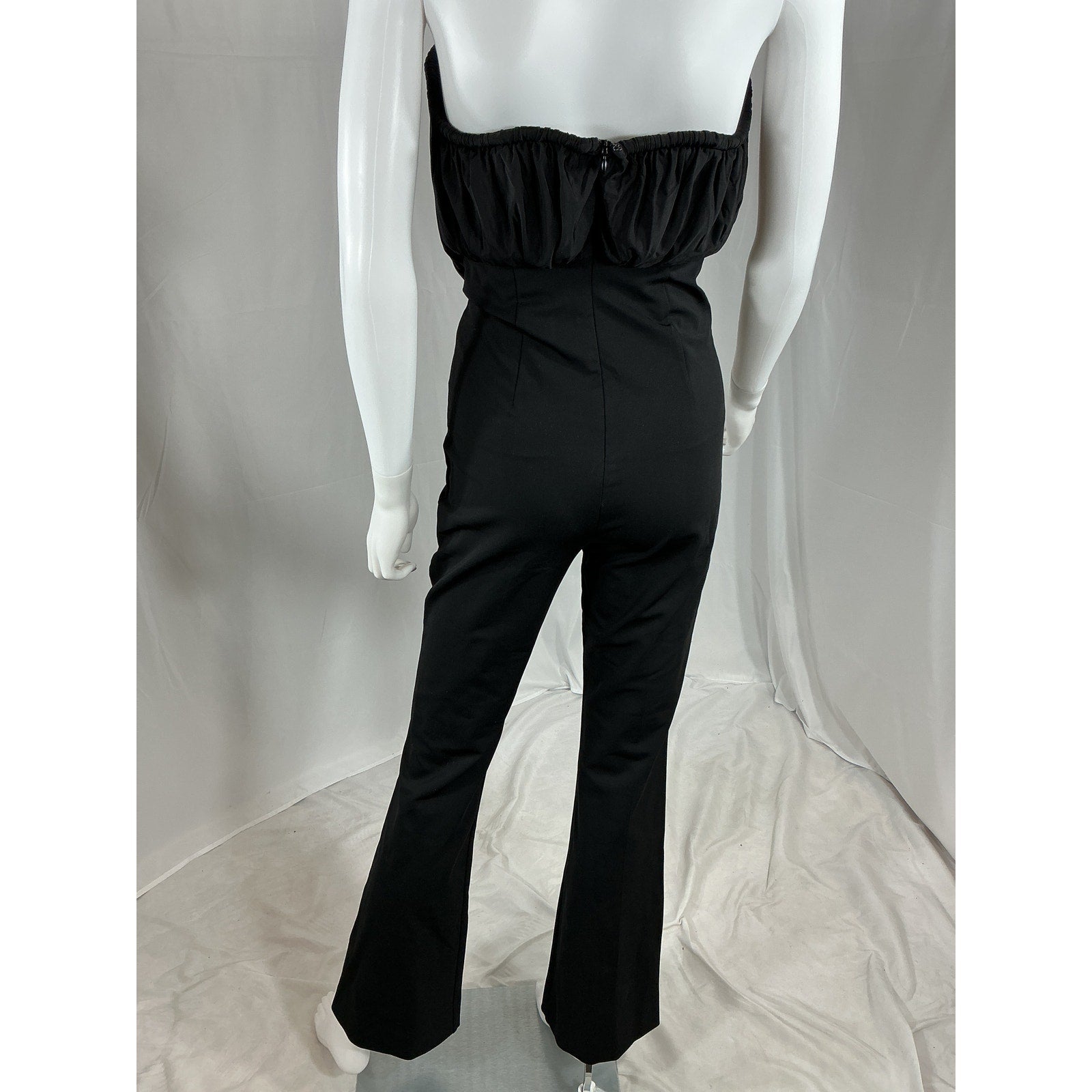 Et Ochs 'Gabriel' Black Viscose Plunge Corset Jumpsuit Size 2 - NWT