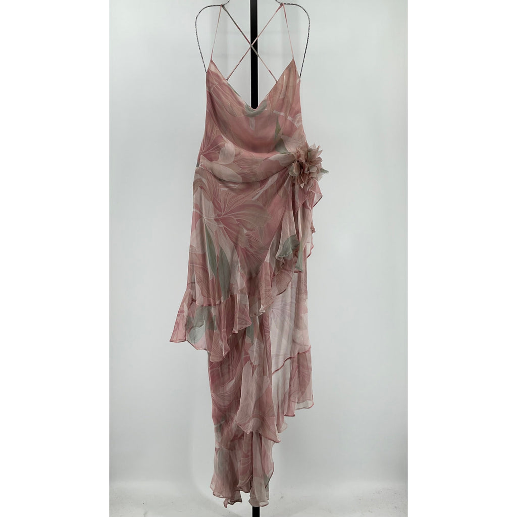Retrofete 'Samara' Pink Silk Dress Size S