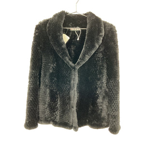 Rizal Fur Black Jacket Size S