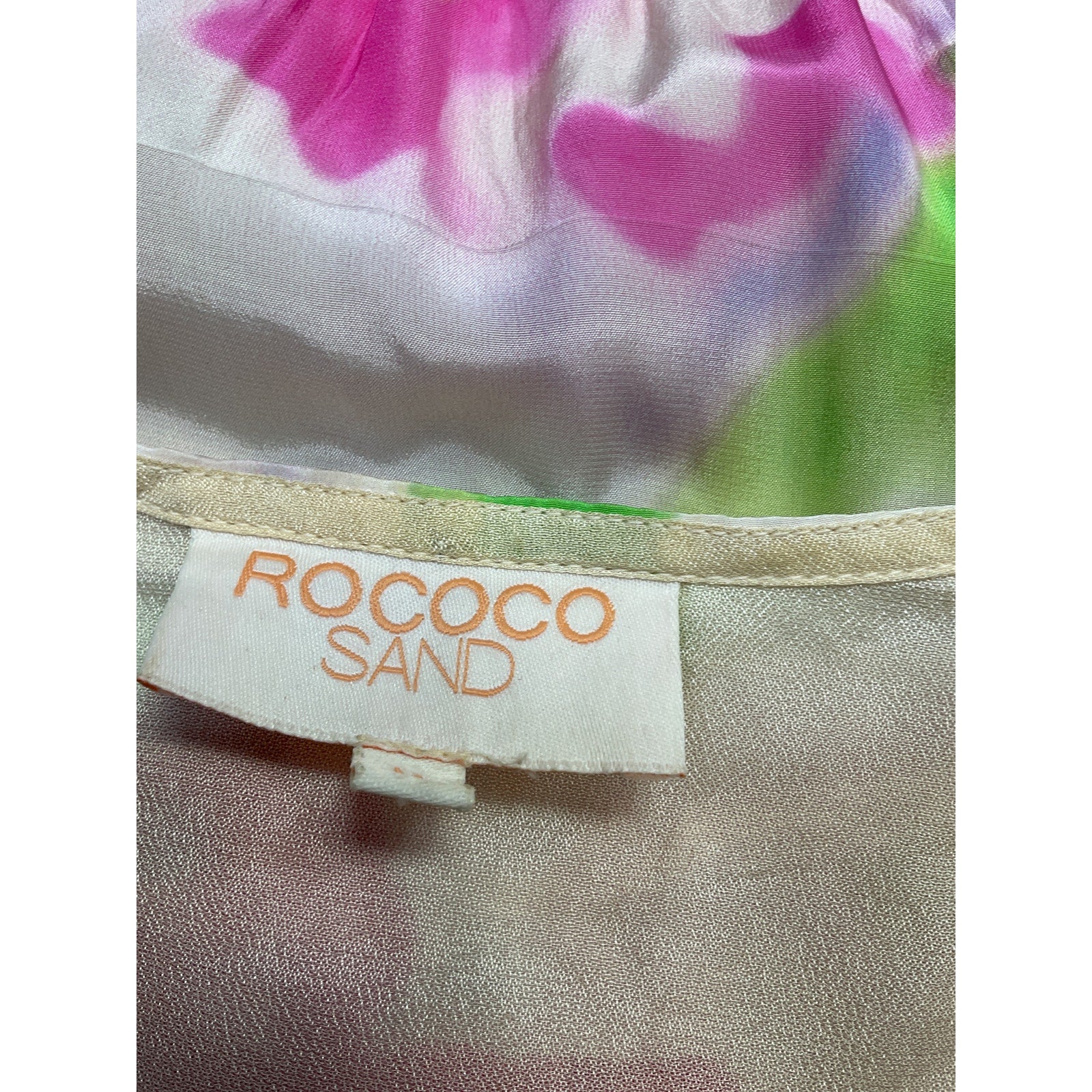 Rococo Sand 'Alora' Pink Viscose Top Size M