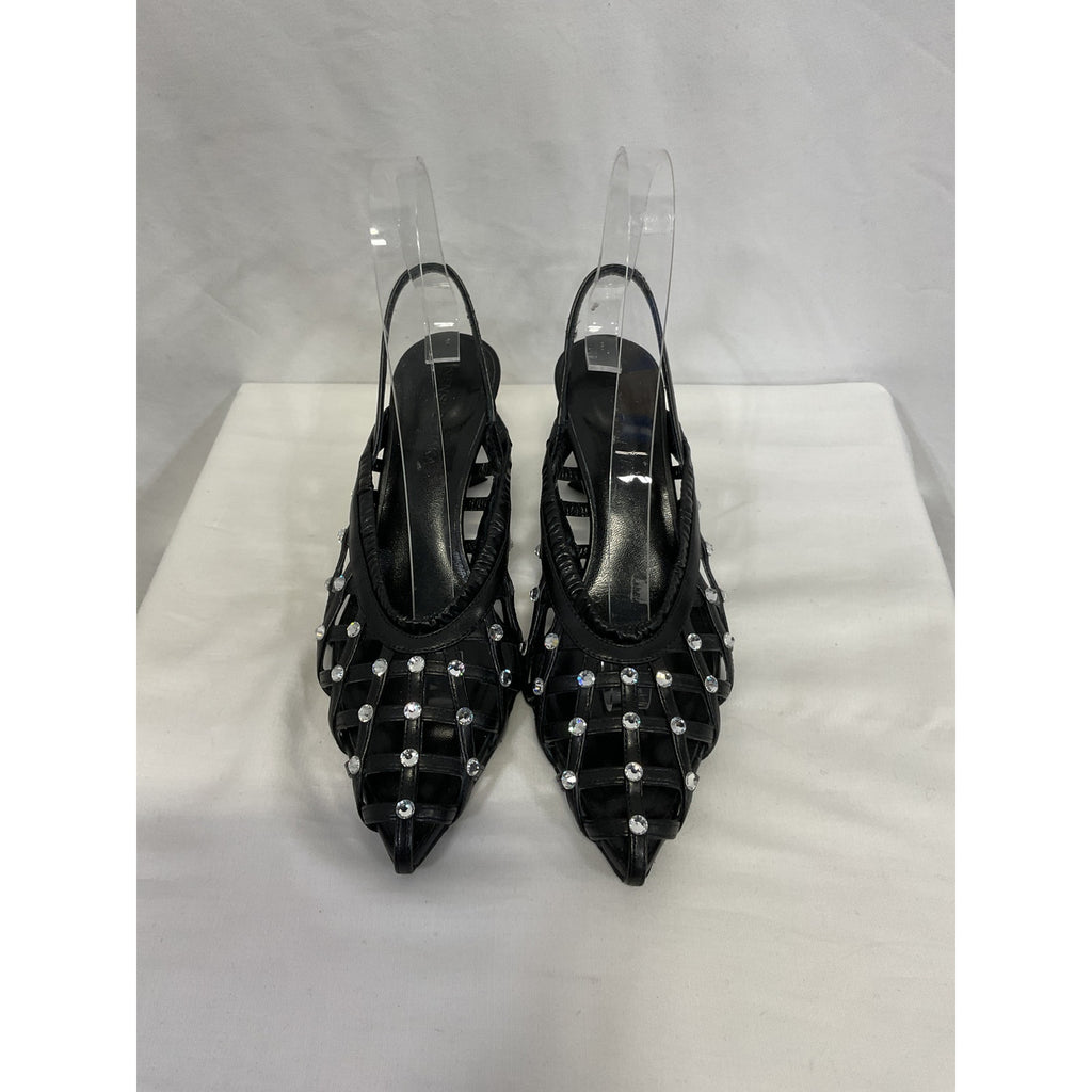Nensi Dojaka 'Slingback' Black Pump Size 36